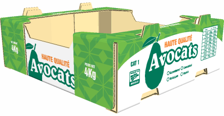 Caja para Aguacate